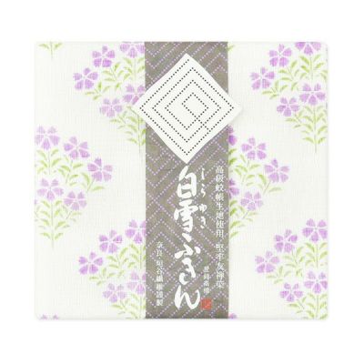 白雪友禅ふきん なでしこ ブルー 白雪ふきんオンラインショップ 白雪友禅ふきん なでしこ ブルー 白雪ふきんオンラインショップ