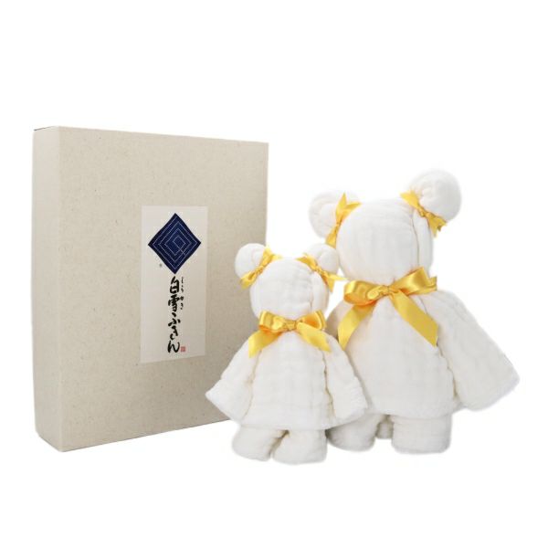 白雪親子ベアースクワランタオル2点セット | 白雪ふきんオンラインショップ